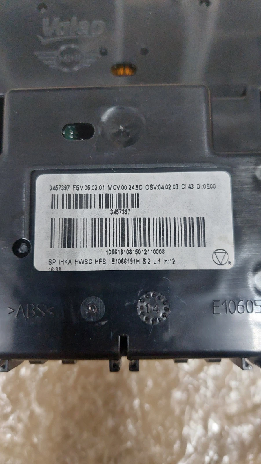 MINI R55 R56 R57 R58 R59 R60 Automatic air conditioning control 64113457397 @NEW - Image 4