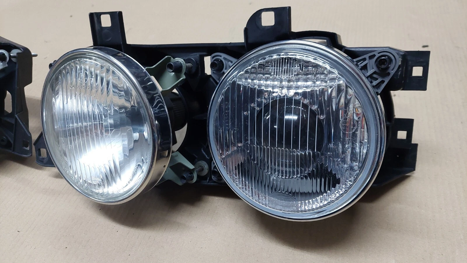BMW E34 E32 headlights smileys HELLA OEM @ Excellent @ EURO with pigtails - Image 7