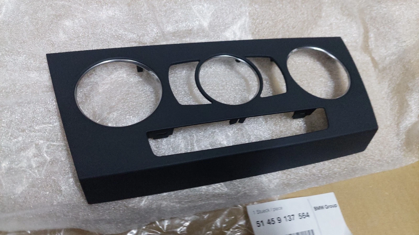 BMW E92 E93 front plate of controls air conditioner 51459137564 genuine @ NEW - Image 3